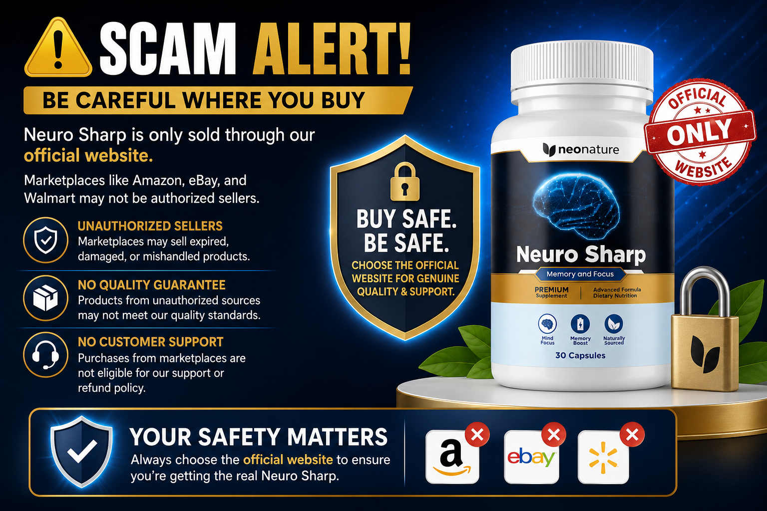 Neuro Sharp scam warning